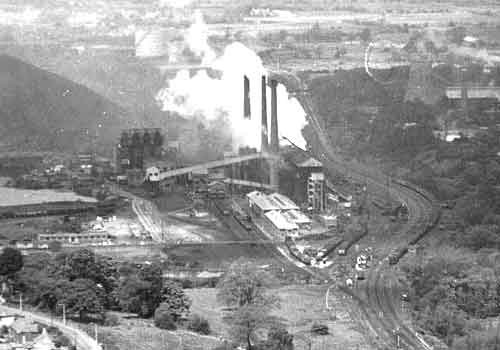 The Phurnacite plant, taken from above Glenboi