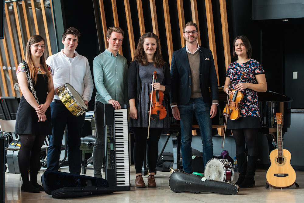 David Mahoney and the Not New Novello Orchestra kick start Instruments for Kids