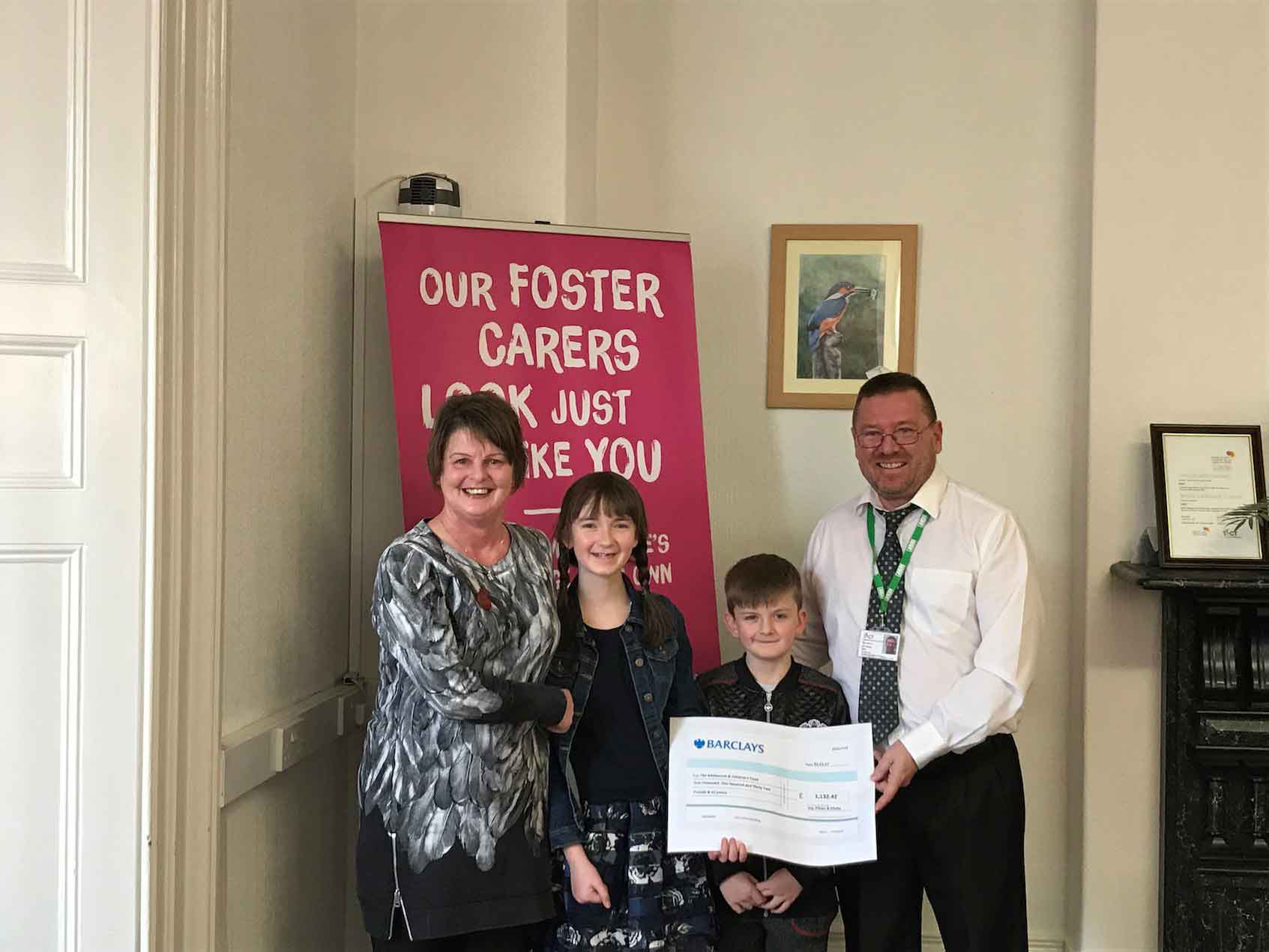 Fostered siblings from Aberdare raised £1132.42 by climbing Snowdon