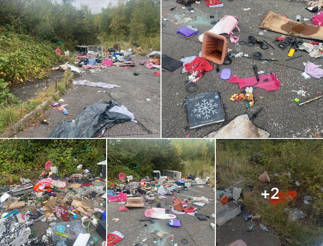 Rhondda Cynon Taf Council Fly-tipping who is responsible for maintaining the grounds of Aberaman Industrial Estate