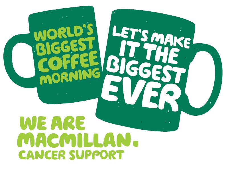RAISE A MUG AND MAKE A DIFFERENCE FOR MACMILLAN’S COFFEE MORNING