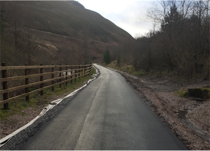 Progressing the new walking and cycling route through Rhondda Fach