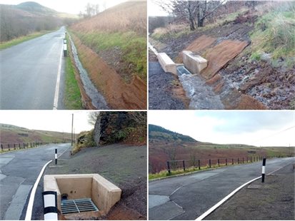 First stage of localised flood alleviation improvements in Tylorstown