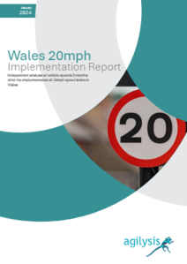 Independent analysis of vehicle speeds 3 months after the implementation of 20mph speed limits in Wales