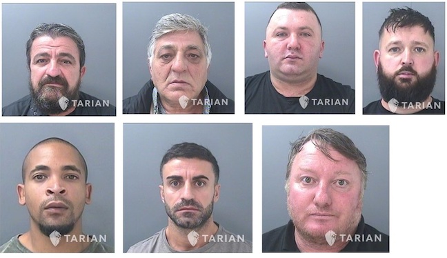 Seven men have been sent to prison for a total of 82 years and 10 months at Cardiff Crown Court on Tuesday, January 9 convicted of a series of drugs offences.