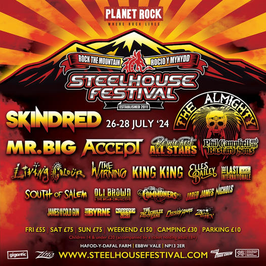 Steelhouse Festival: Where Rock Reaches New Heights!