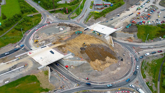 Traffic Management Alert: Upcoming works at Dowlais Top 